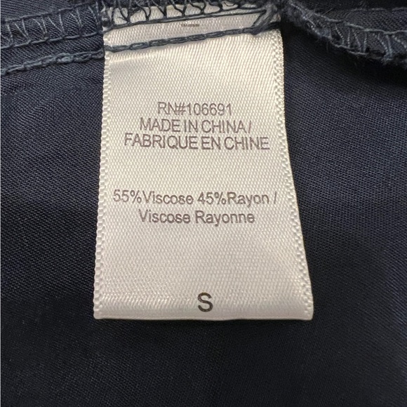 Young Fabulous & Broke silky button front blouse, tie dye effect, EUC size S - Picture 9 of 10